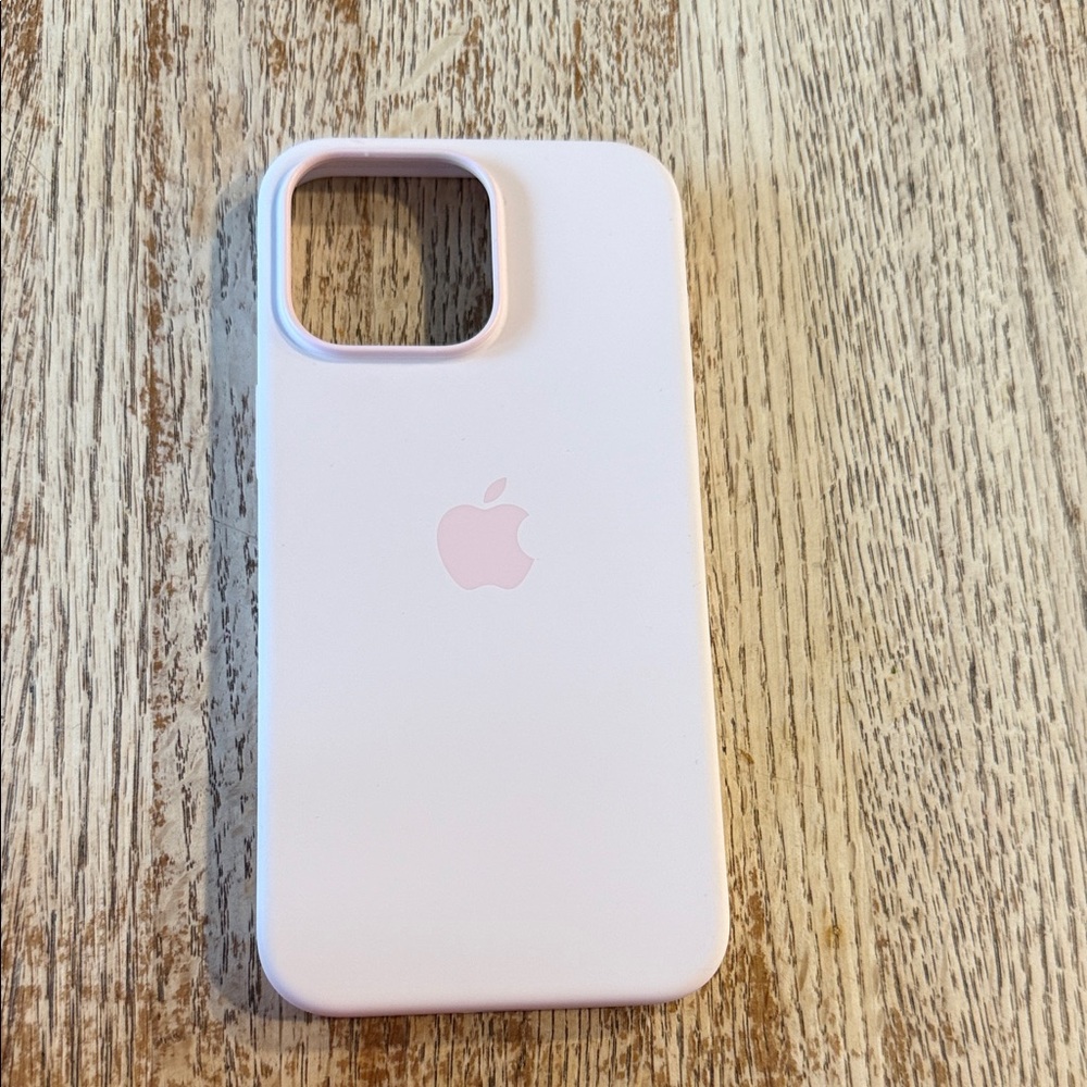 Apple Light Pink Silicone Phone Case